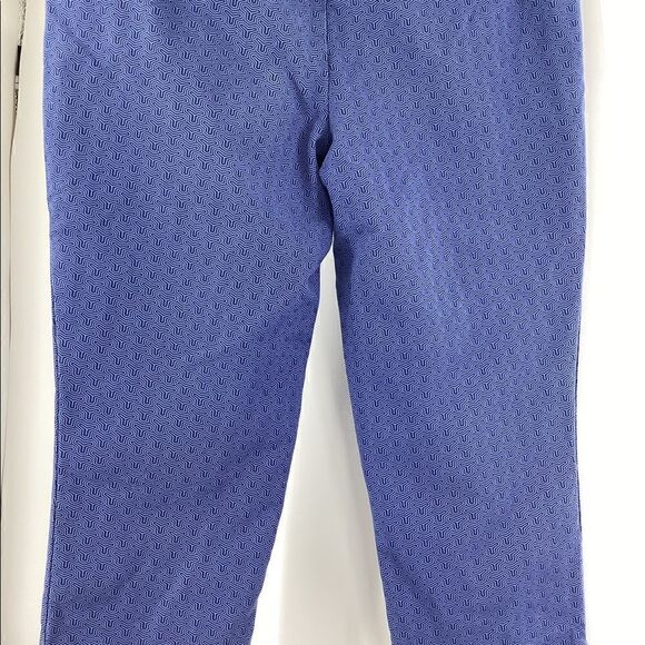 Hilary Radley Blue Combo Cropped Pants Size 14 - Picture 16 of 17